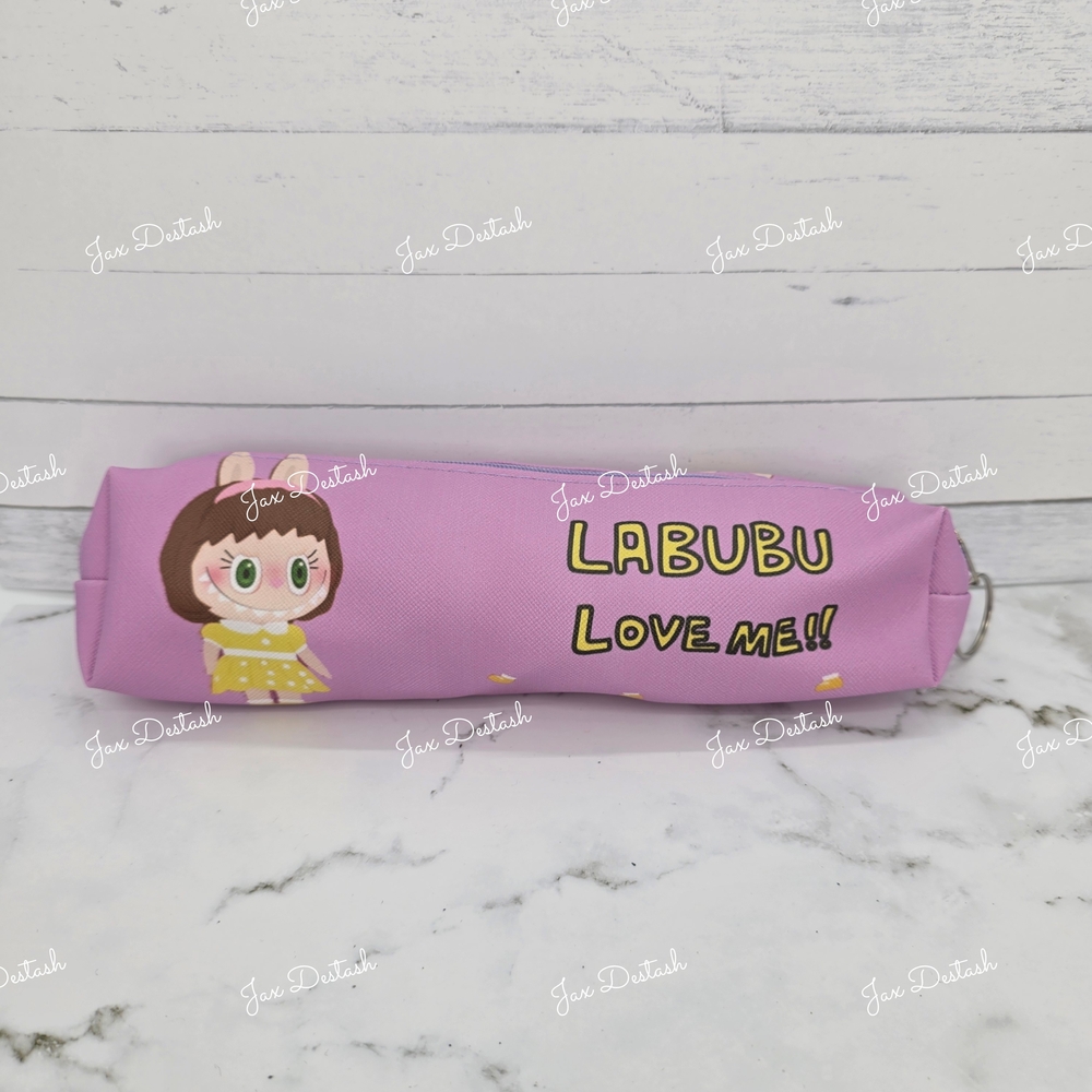 Labubu-Inspired Love Me! Purple Pencil Case PC102